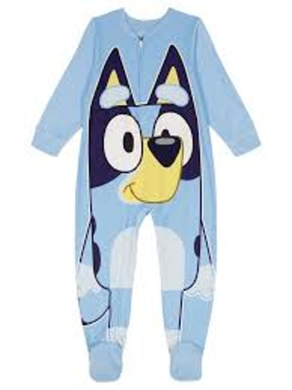 Bluey Toddler Long Sleeve One-Piece Sleepwear Size 2T